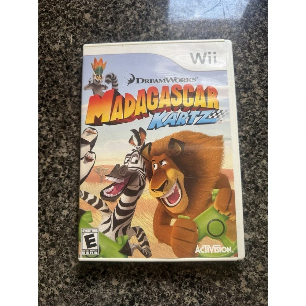 Madagascar Kartz (Nintendo Wii, 2009)‎ No Manual